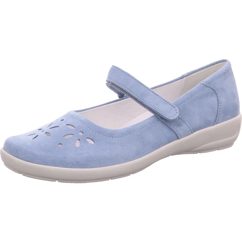 Semler Slipper Flora blau