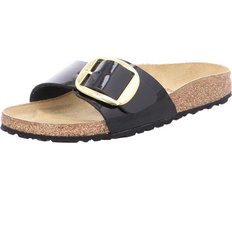 Birkenstock Pantolette Madrid Big Buckle schwarz