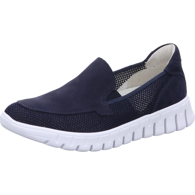 Waldläufer Slipper H-Birdy blau