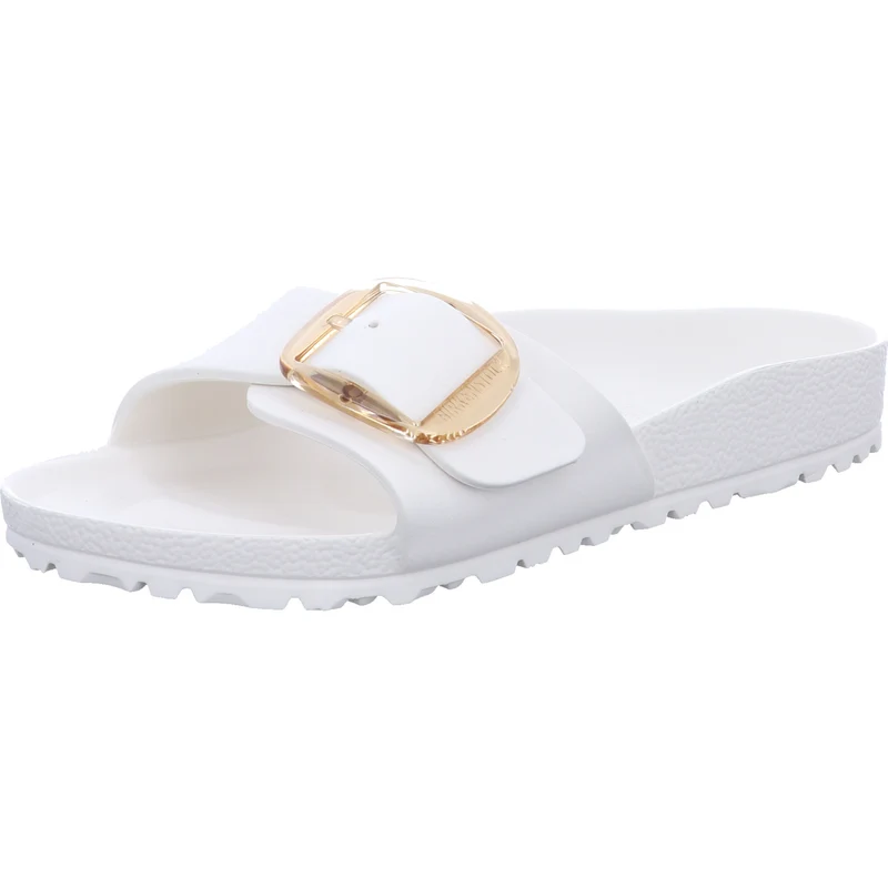 Birkenstock Pantolette Madrid Big Buckle EVA Eggshell beige