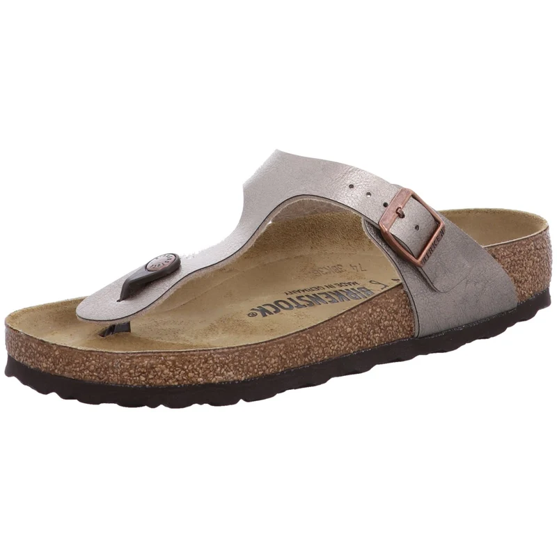 Birkenstock Pantolette Gizeh metallic
