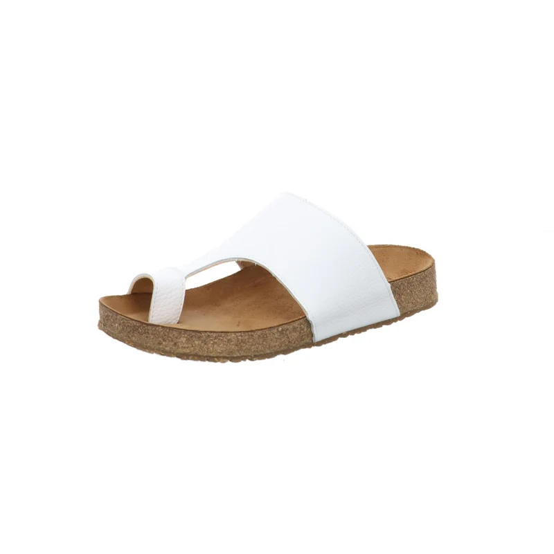 Haflinger Pantolette Bio Anka weiß