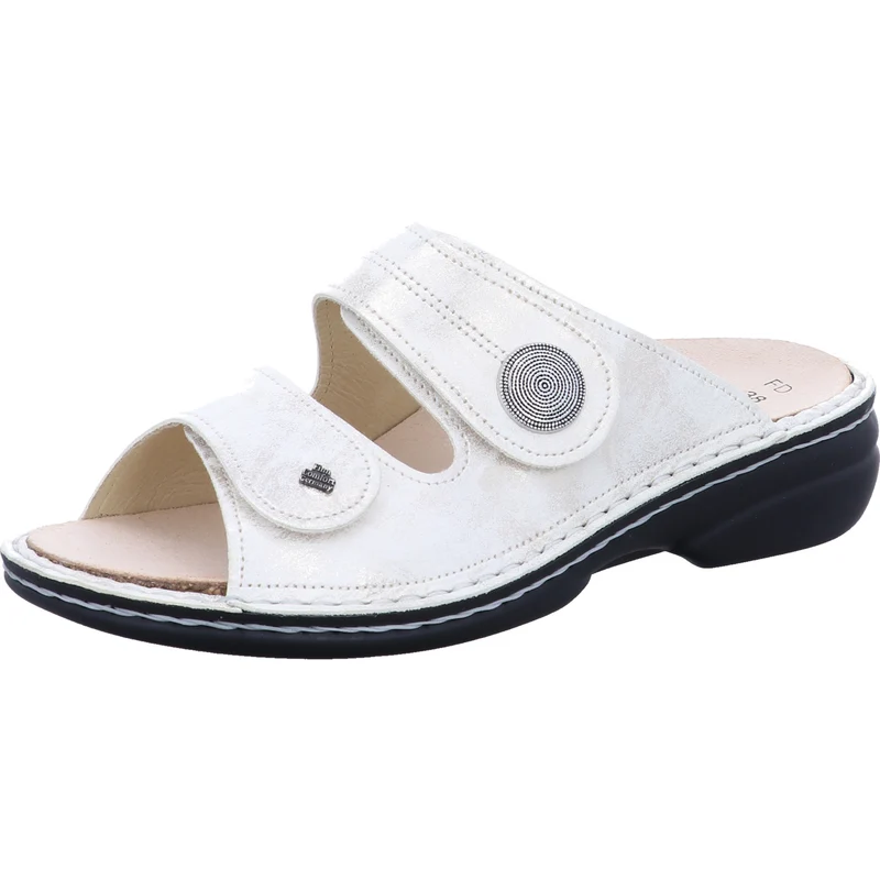 FinnComfort Pantolette SANSIBAR Exklusivartikel metallic