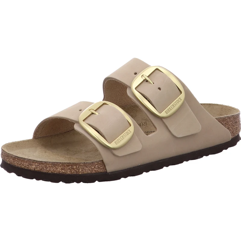 Birkenstock Pantolette Arizona Big Buckle beige
