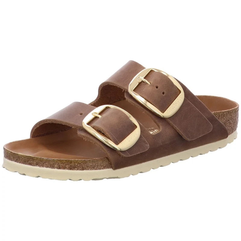Birkenstock Pantolette Arizona Big Buckle braun