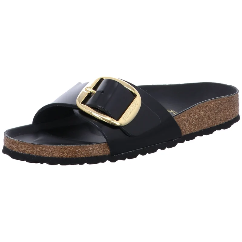Birkenstock Pantolette Madrid Big Buckle schwarz