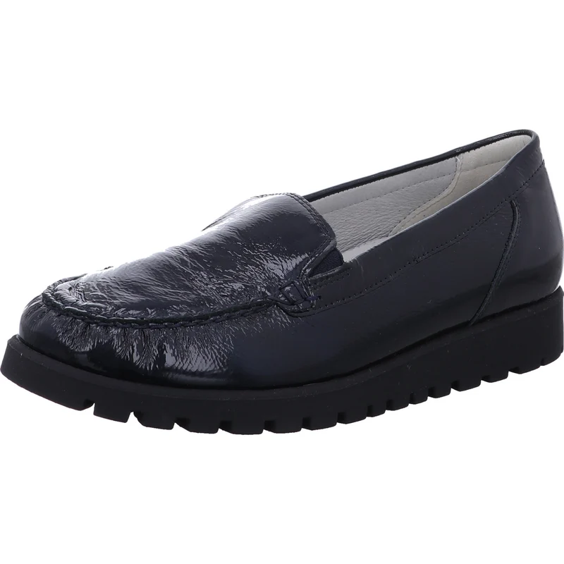 Waldläufer Slipper Hegli blau