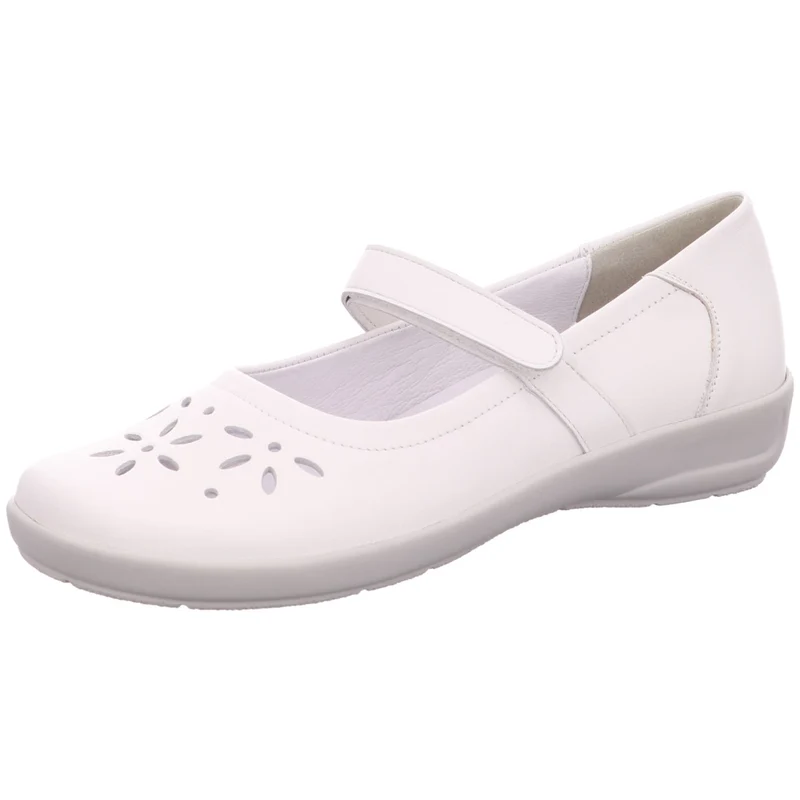 Semler Slipper Flora weiß