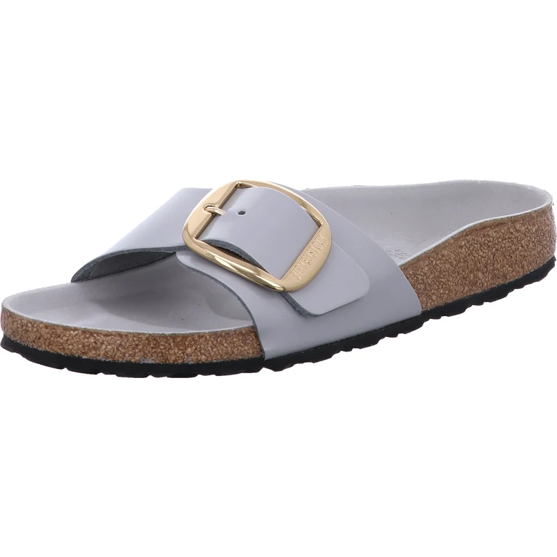 Birkenstock Pantolette Madrid BB LENA HS Stone Coin H grau