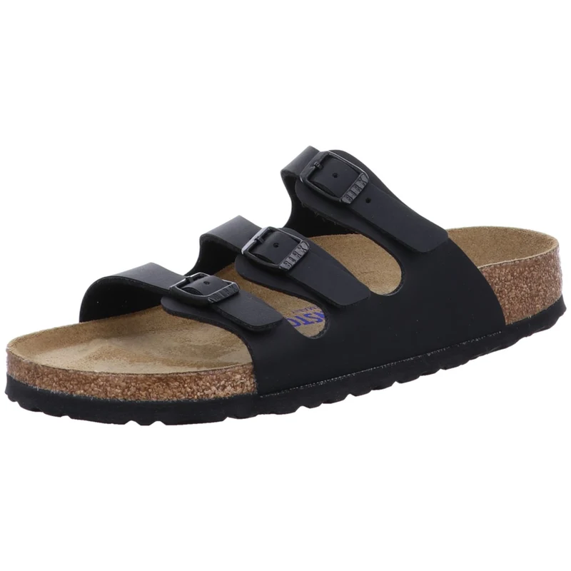 Birkenstock Pantolette Florida schwarz