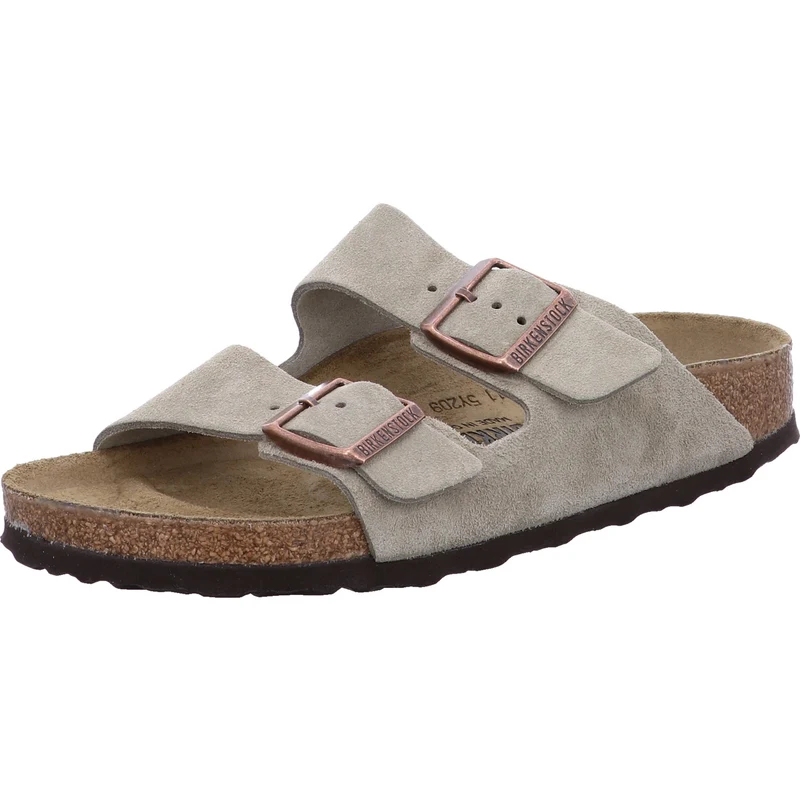 Birkenstock Pantolette Arizona LEVE Taupe beige