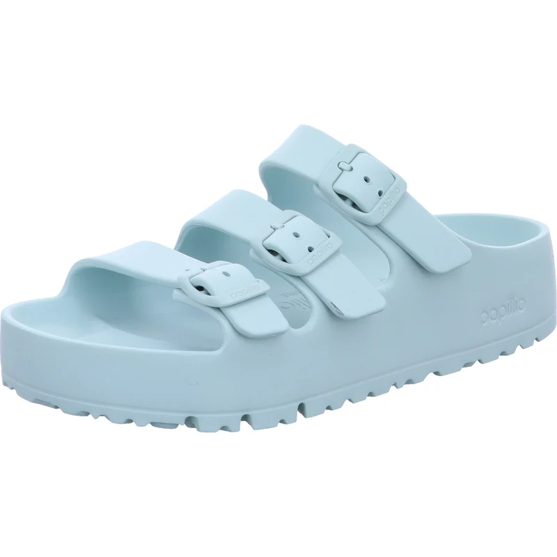 Birkenstock Pantolette Florida III EVA PAP Flex Platf grün