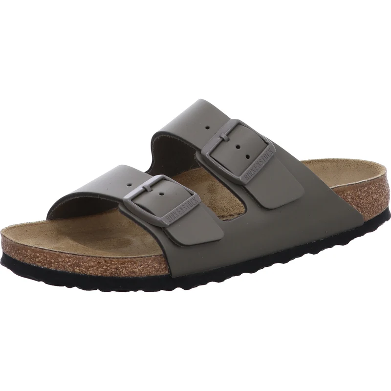 Birkenstock Pantolette Arizona BS grau