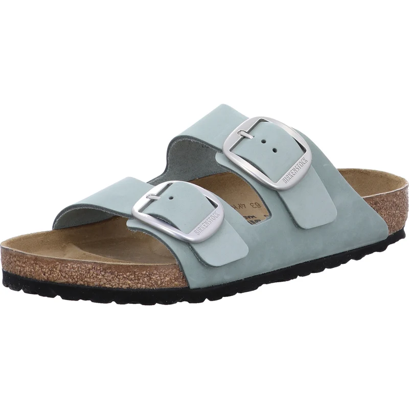 Birkenstock Pantolette Arizona Big Buckle LENB Pure S grün