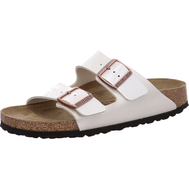 Birkenstock Pantolette Arizona offwhite