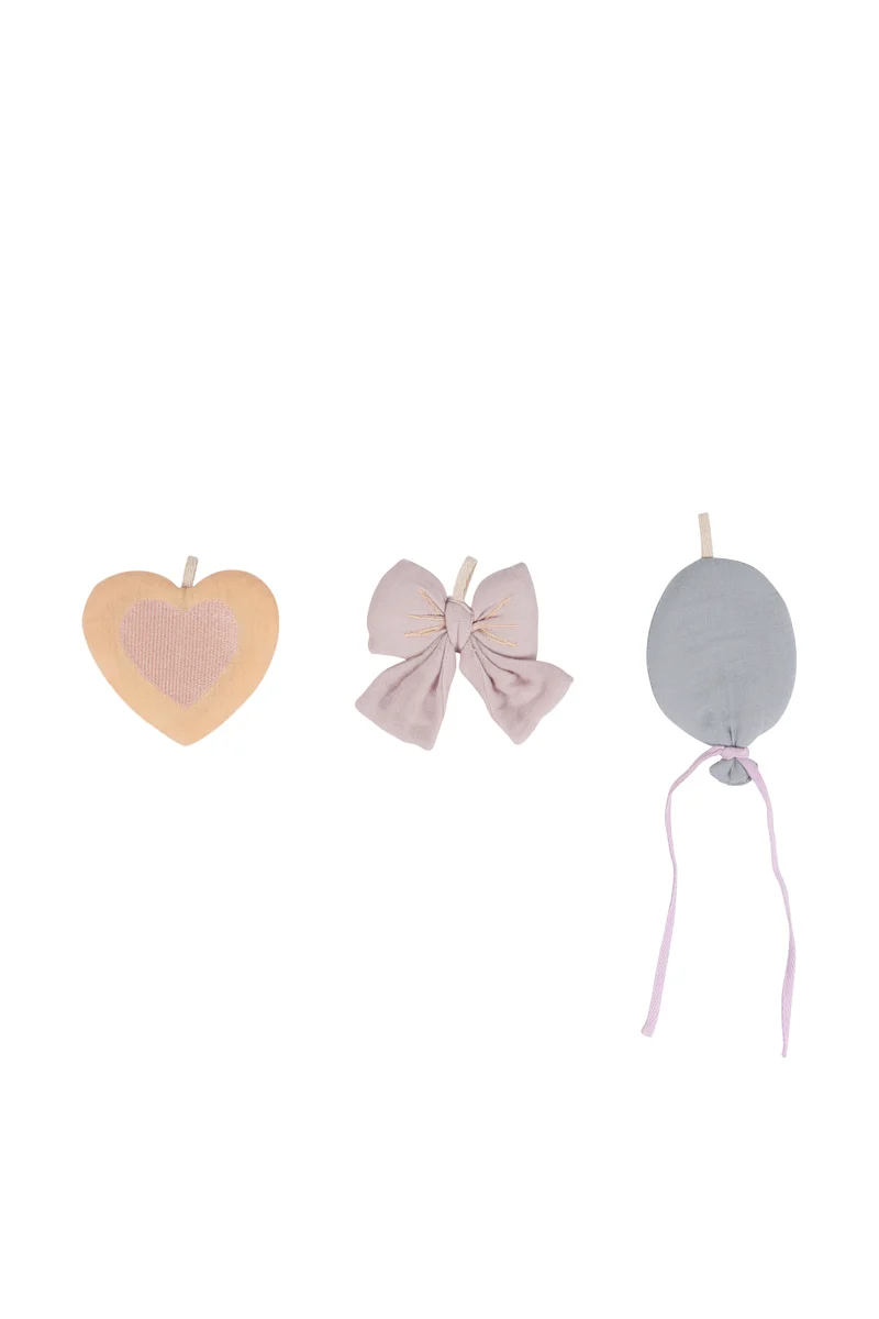 Girlanden-Anhänger-Set 'Bow, Heart & Balloon'