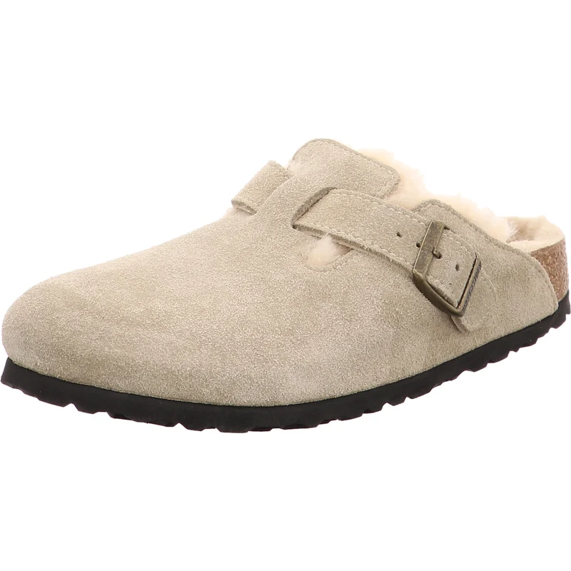 Birkenstock Clog Boston VL/ Shearling beige