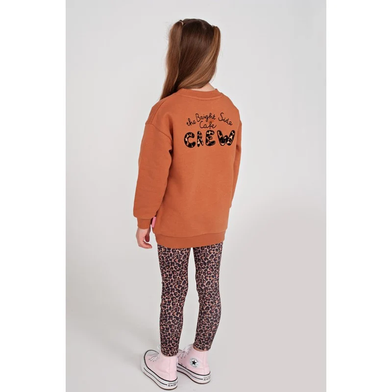 jubel Sweater mit Rückendruck Relaxed Fit - City Chic Camel