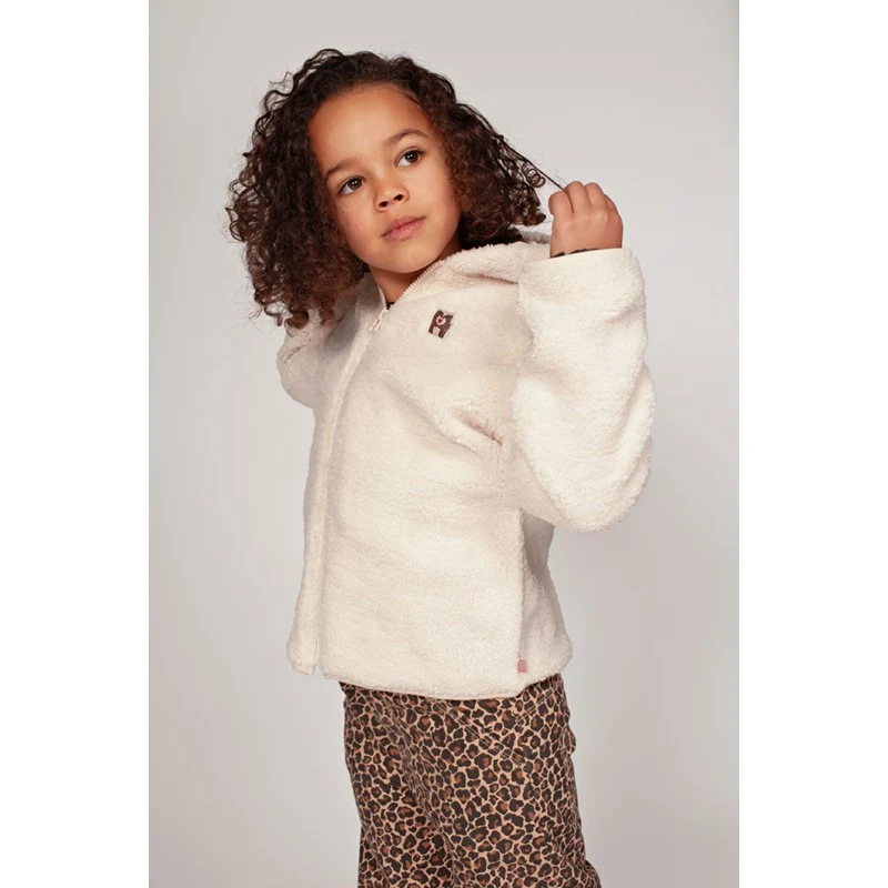 jubel Teddy Jacke mit Kapuze - City Chic