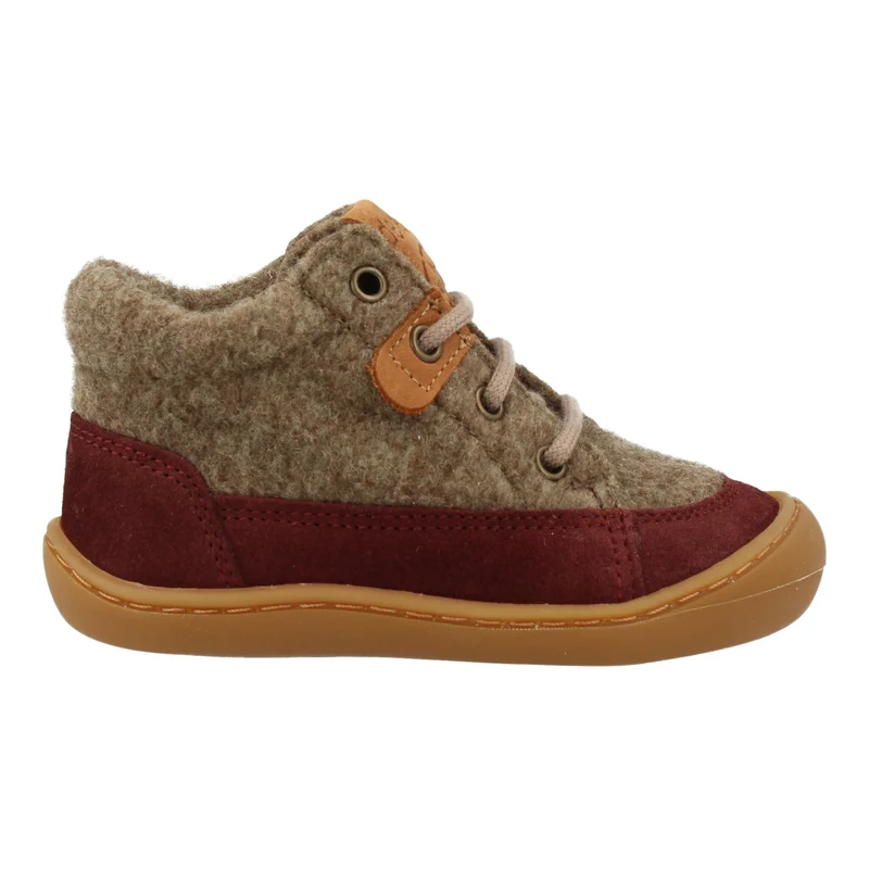 Develab Milo Firststep Filz Schnürer bordeaux - 46238-439