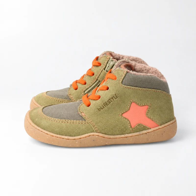 bLIFESTYLE kodiakbärSTYLE KIDS Barfußschuh – Khaki VT467110MV580-24