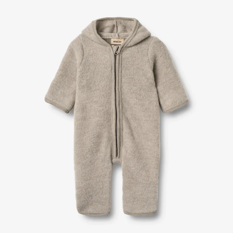 Wheat Wool Fleece Suit Ata