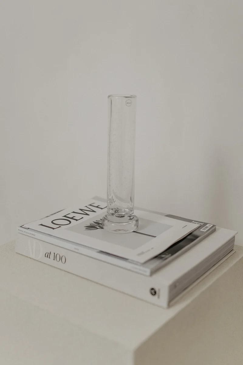 01.08.09 — The Tall Vase Small / Clear