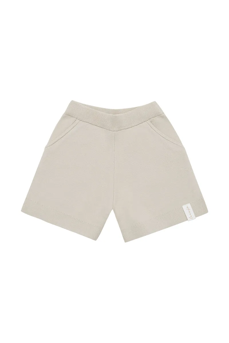 Unisex Knitted Shorts 'Cappucino'