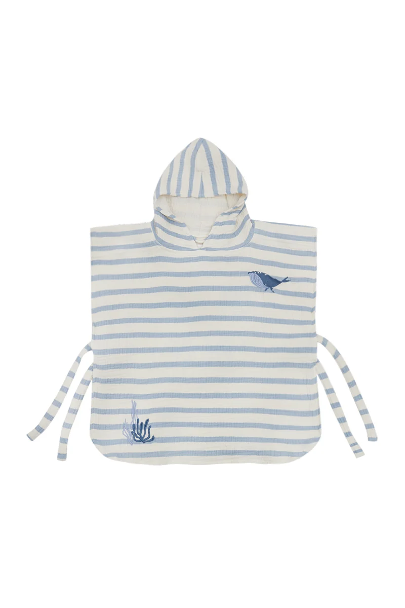 Muslin Poncho 'Oh Hey Vacay'