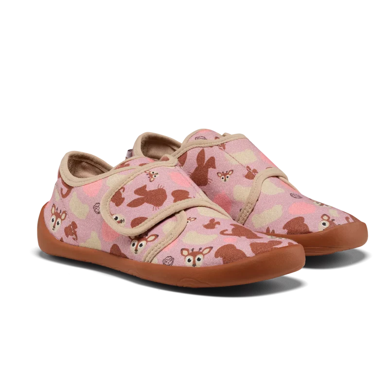 Affenzahn Slipper Cotton Movy Deer Rose