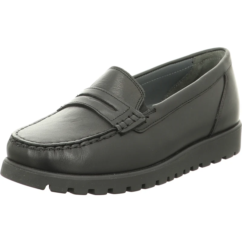 Waldläufer Slipper Hegli schwarz