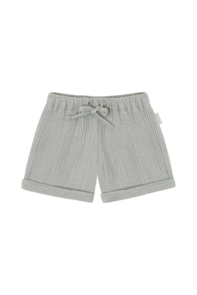Muslin Shorts 'Soft Green'