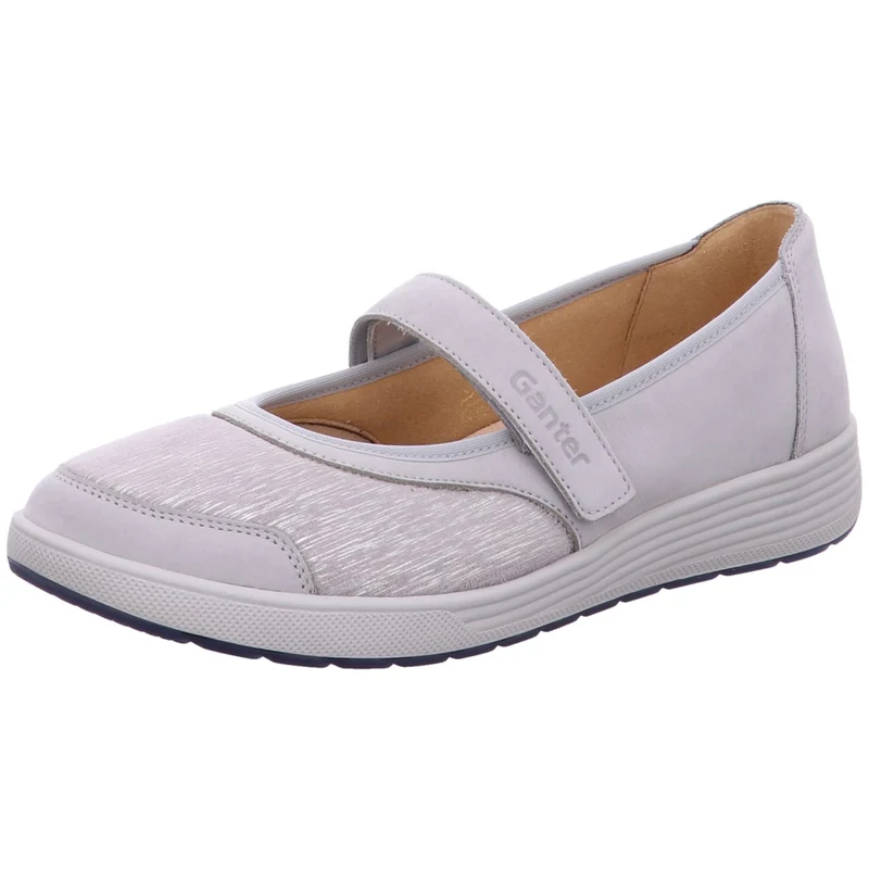 Ganter Slipper Klara grau-kombi.