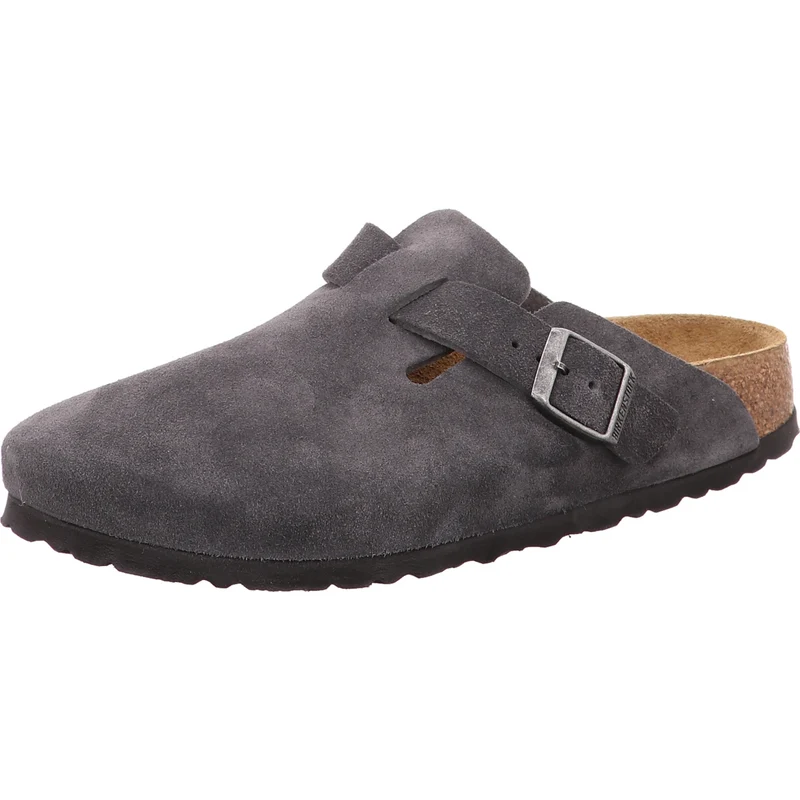 Birkenstock Pantolette Boston grau