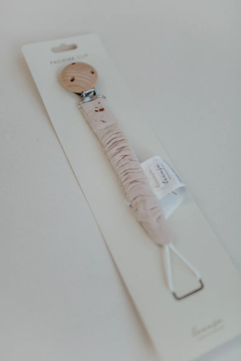 Schnullerkette 'Cappuccino'