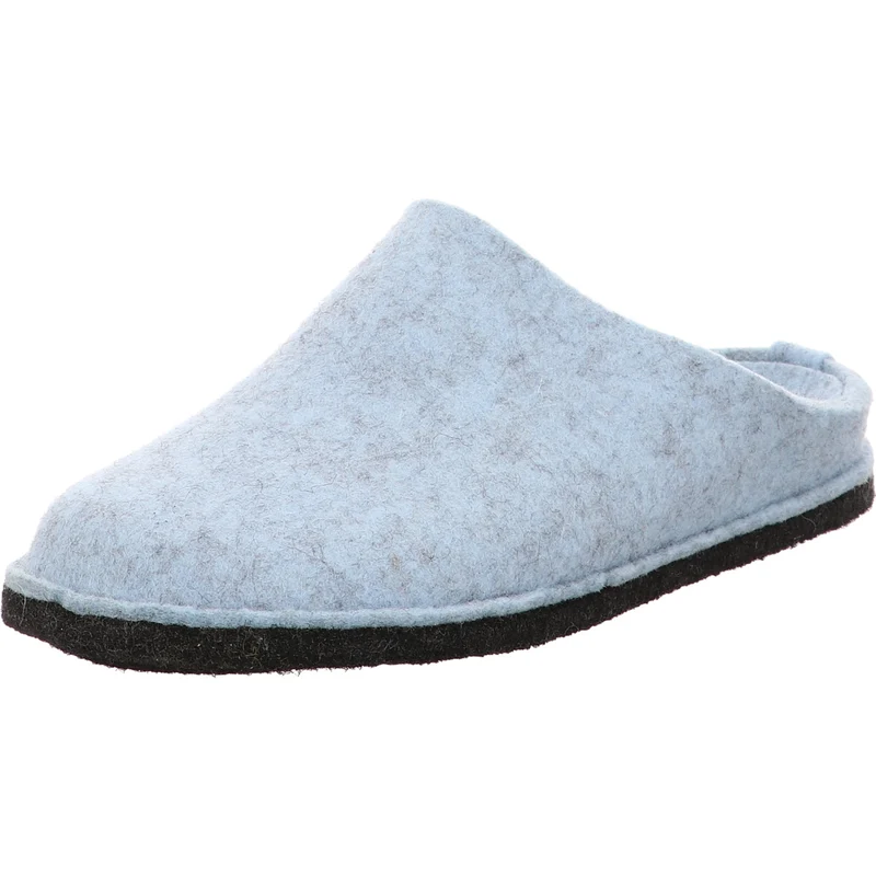Haflinger Hausschuh Flair Soft blau