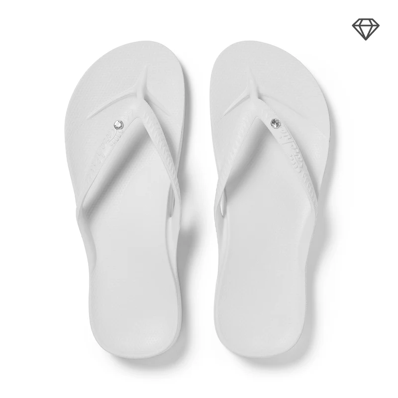 Archies Flip Flops – Kristall – Weiß