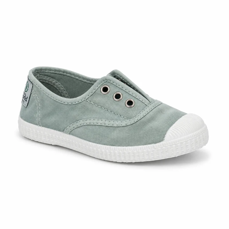 Natural World Aqua Slip On Sneaker