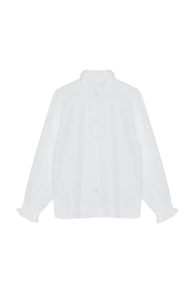 01.01.09 — The Muslin Blouse / White