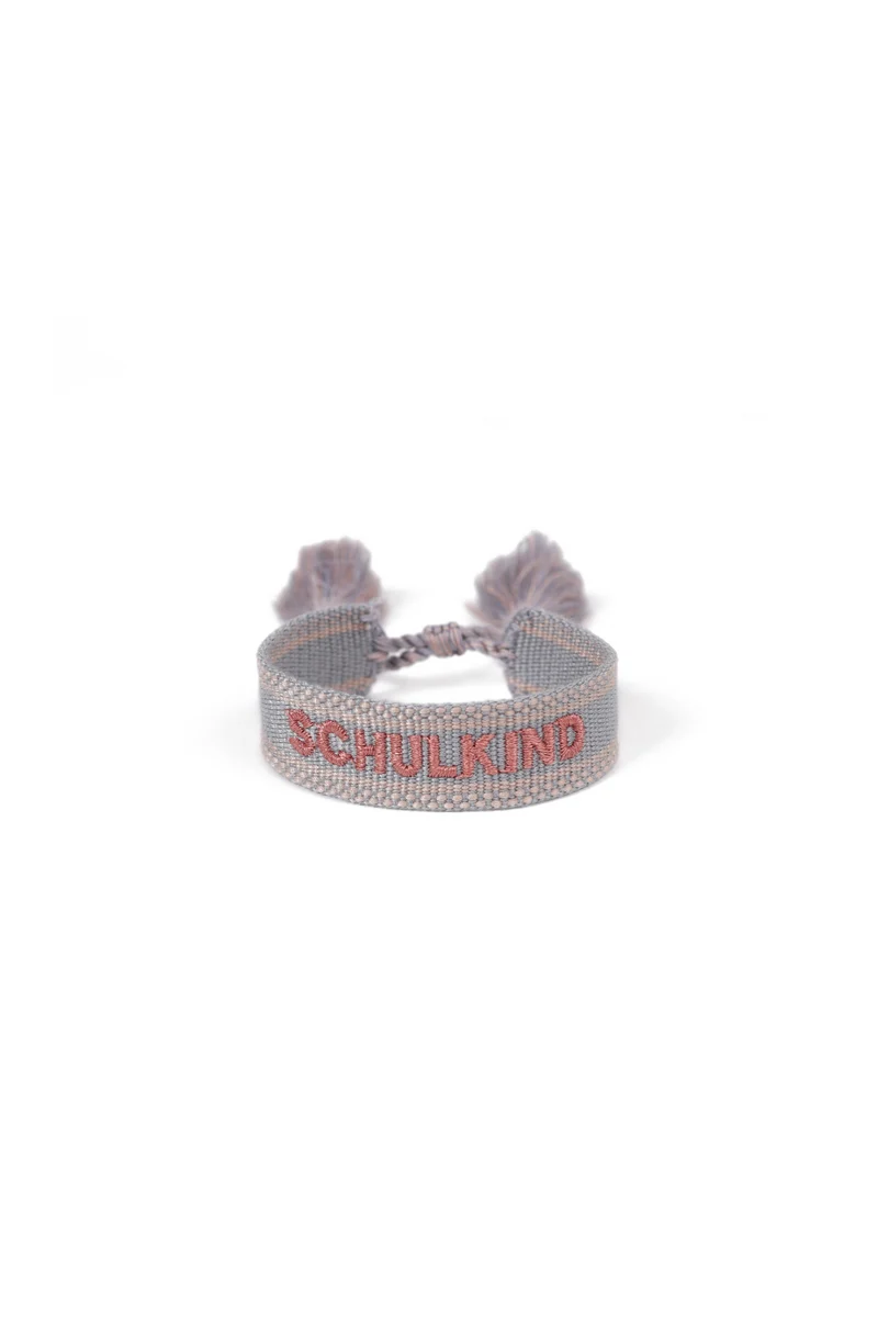 Woven Bracelet 'Schulkind' in terracotta