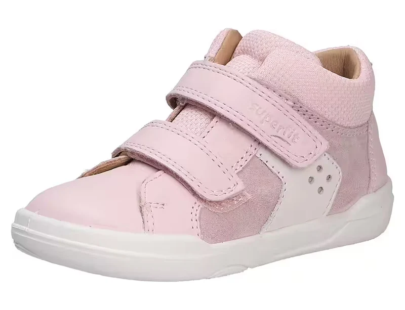 Superfit effektleder SUPERFREE Barfußschuhe rosa/lila