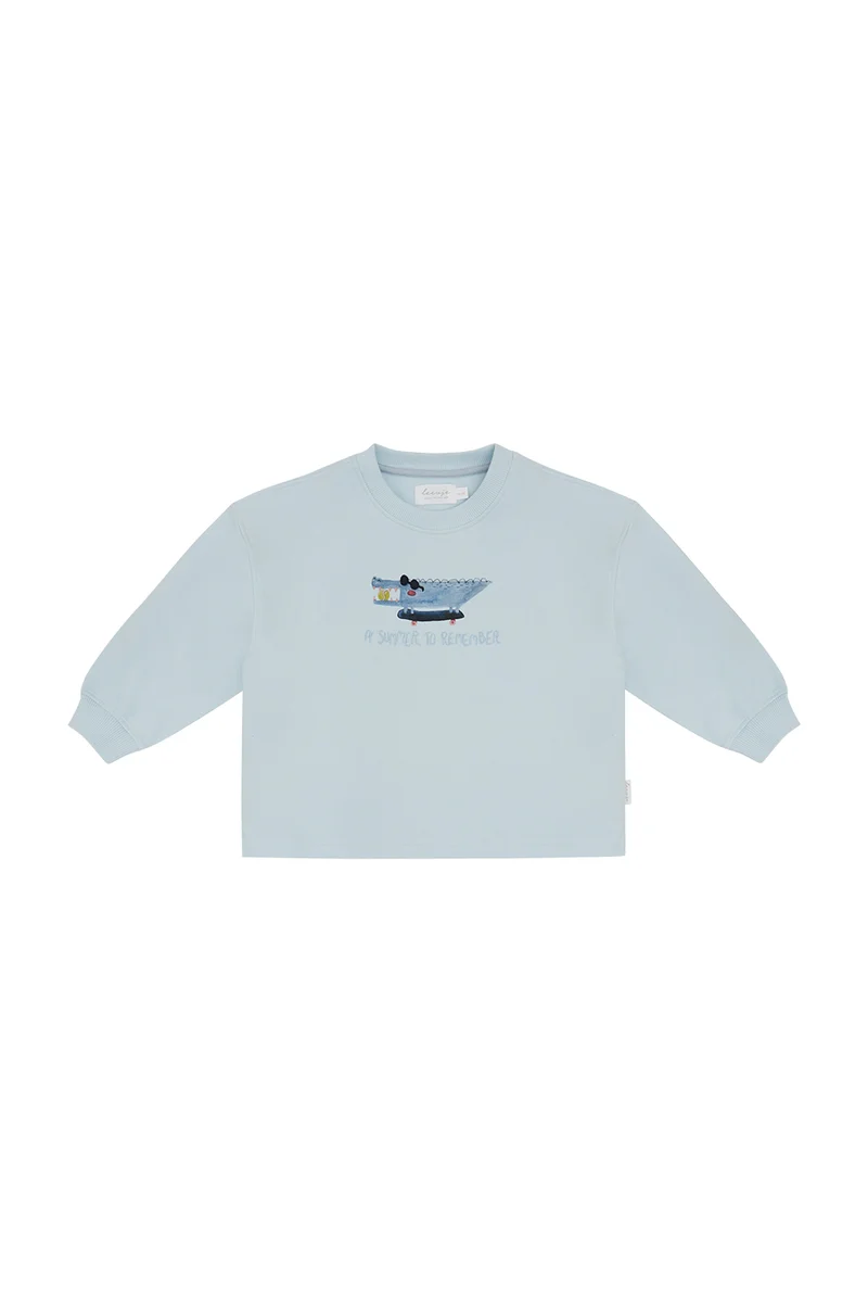 Unisex Oversized Sweatshirt 'Crocodile'