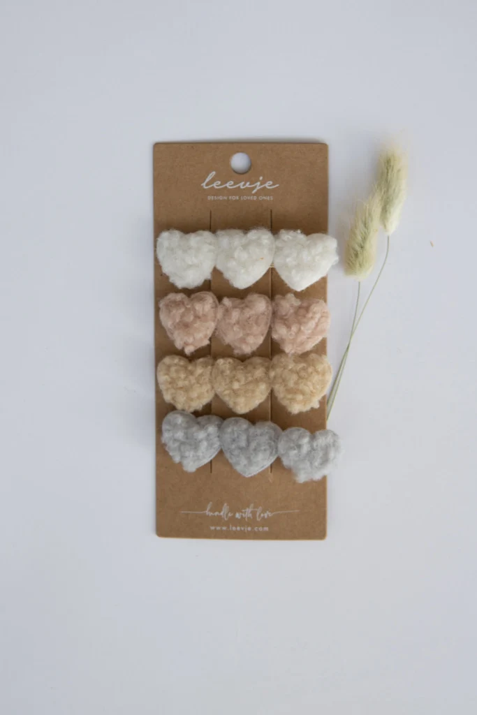 Haarspangen 'Trio Teddy Hearts'