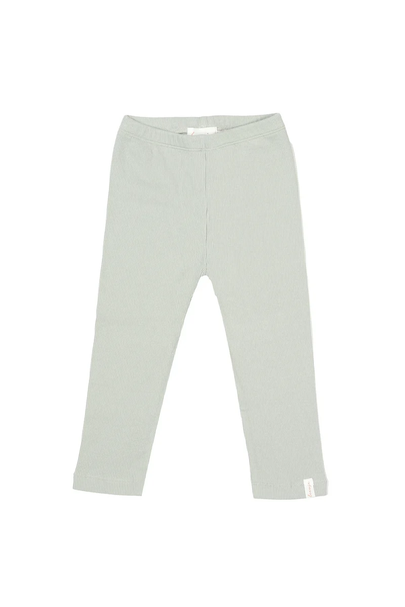Leggings 'soft green' aus Bio-Baumwolle