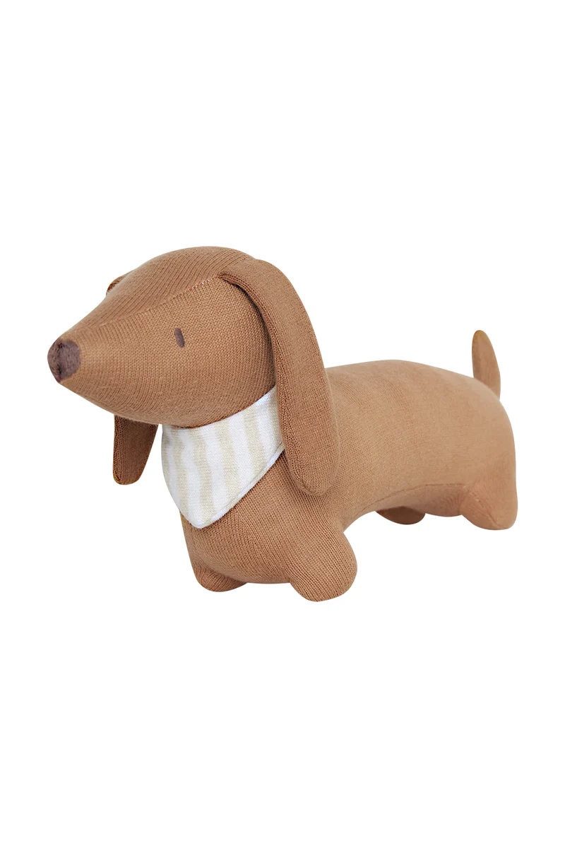 Kuscheltier 'Knitted Dog'