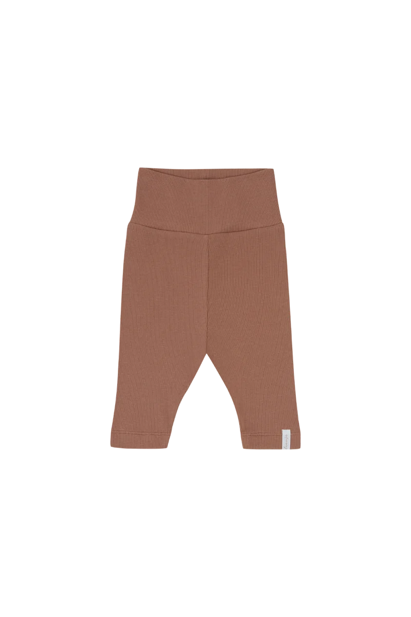 Baby-Leggings aus Bio-Baumwolle 'pecan'