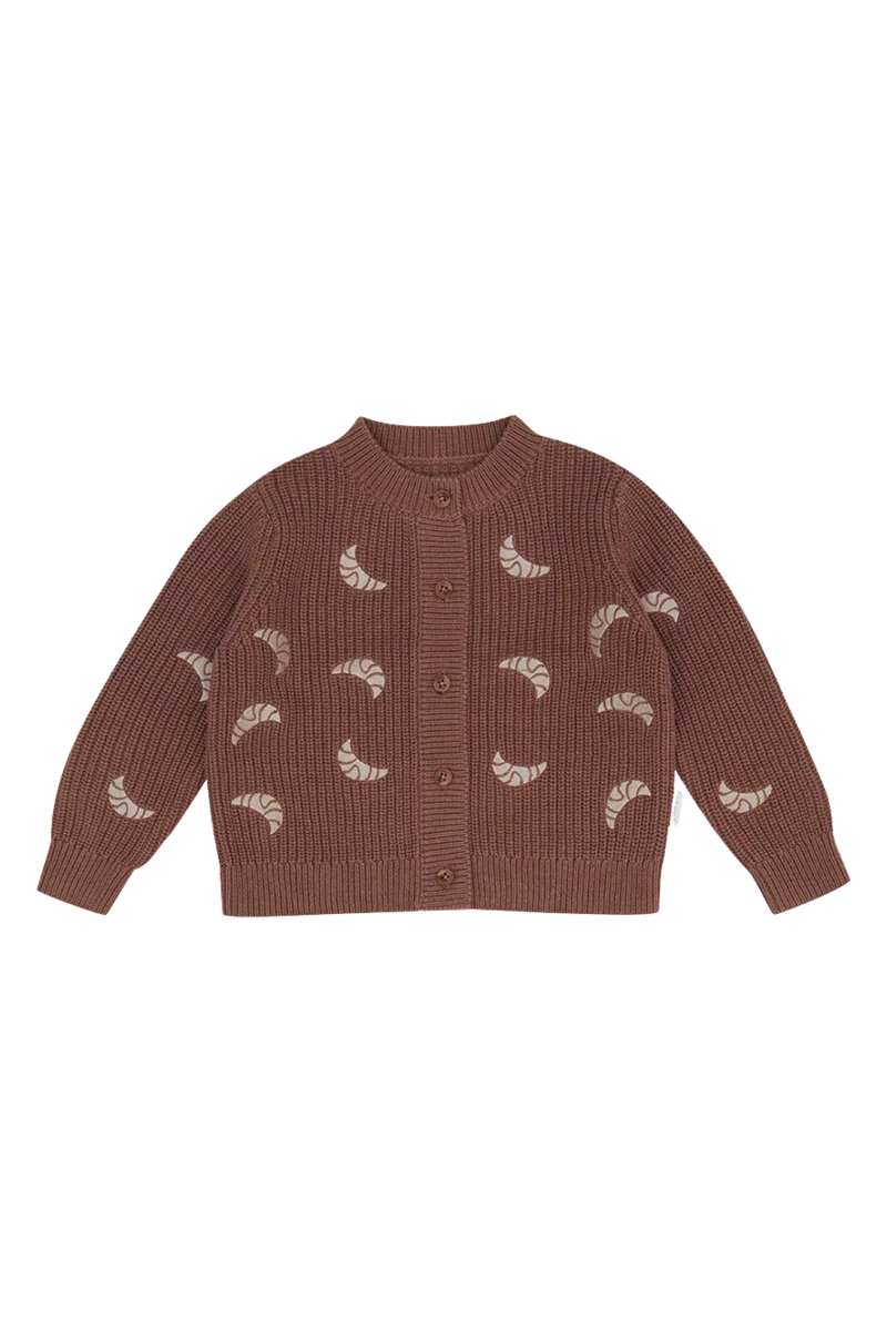 Chunky-Strickjacke 'Croissants'