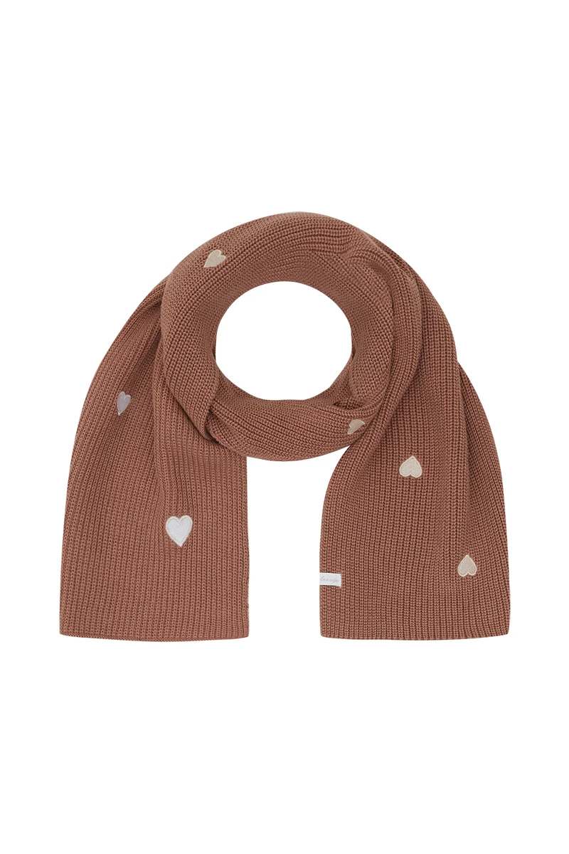 Chunky-Strickschal 'Hearts'