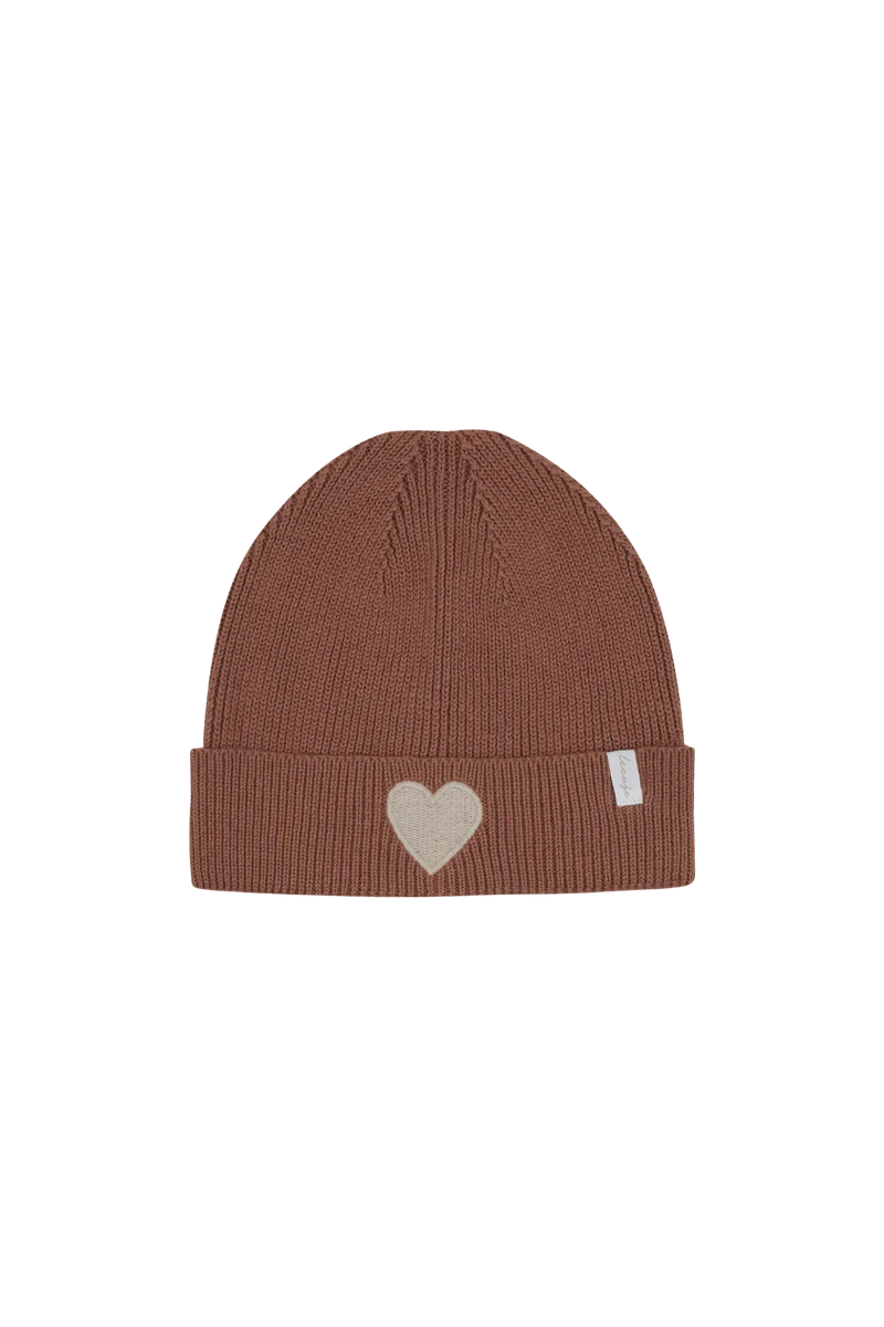 Chunky-Strickmütze 'Heart'