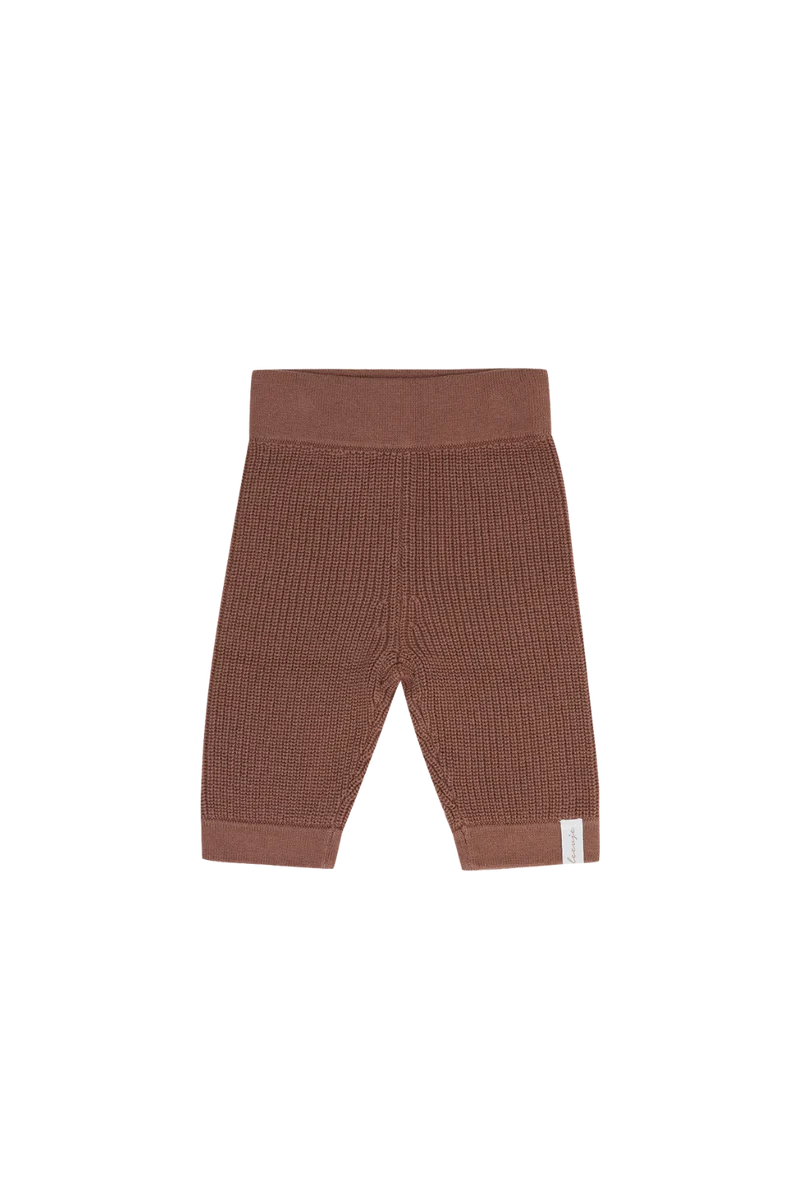 Baby-Strickhose 'pecan'